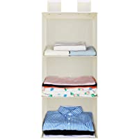 Amazon Brand – Umi Organizzatore Armadio- Organizer Armadio Pieghevole a 3 Ripieni- Ordine Armadi Portatutto da…